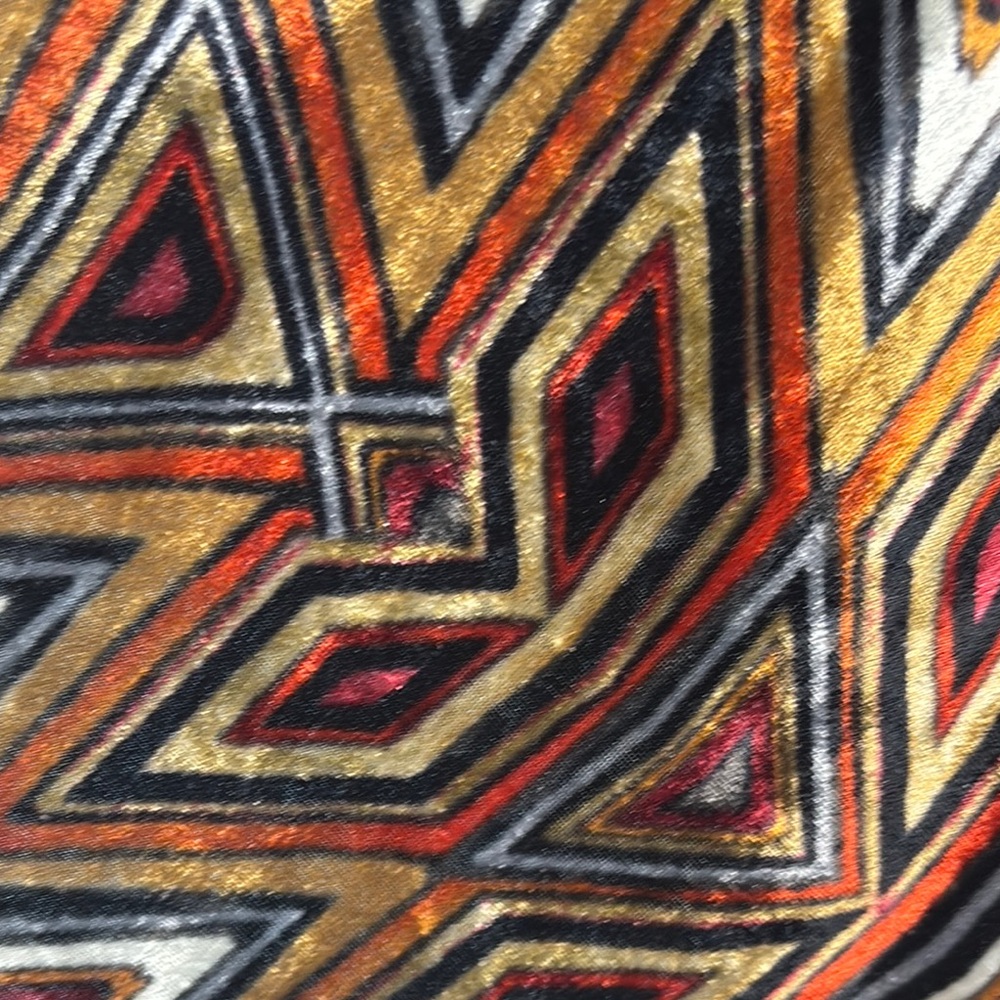 Chico's Multicolor Patterned Velour Open Front Ca… - image 5